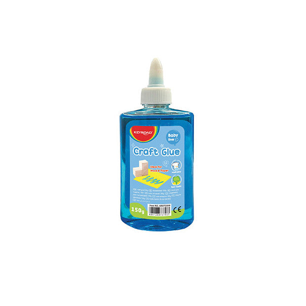 CWR KEYROAD COLLA LIQUIDA BLU PER BAMBINI 150GR