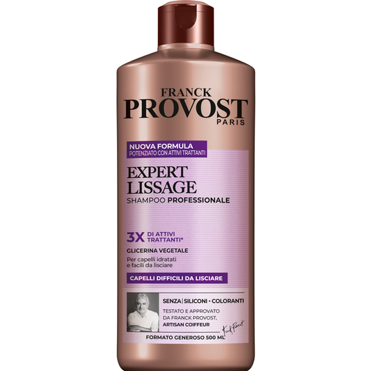 FRANCK PROVOST SHAMPOO 500ML EXPERT LISSAGE CAPELLI DIFFICILI DA LISCIARE