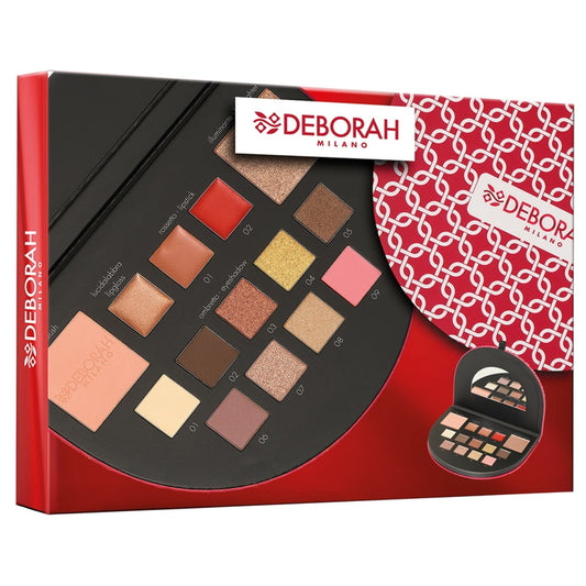 DEBORAH COFANETTO MAKE UP 2024 BEAUTY GIFT N.1 COLORI CALDI