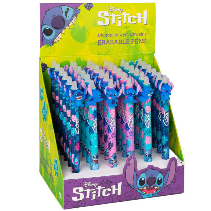DISNEY STITCH PENNA CANCELLABILE BLU