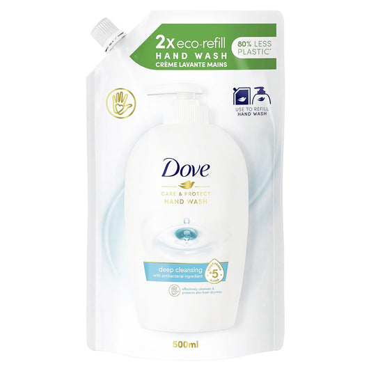 DOVE SAPONE LIQUIDO RICARICA BUSTA 500ML CARE & PROTECT