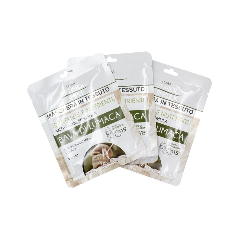 ULTRA RETINOL COMPLEX MASCHERA IN TESSUTO IDRATANTE E NUTRIENTE BAVA DI LUMACA 25ML