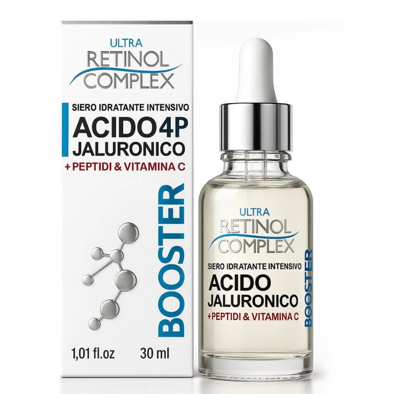 ULTRA RETINOL COMPLEX SIERO IDRATANTE INTENSIVO ACIDO4P JALURONICO BOOSTER 30ML PEPTIDI & VITAMINA C