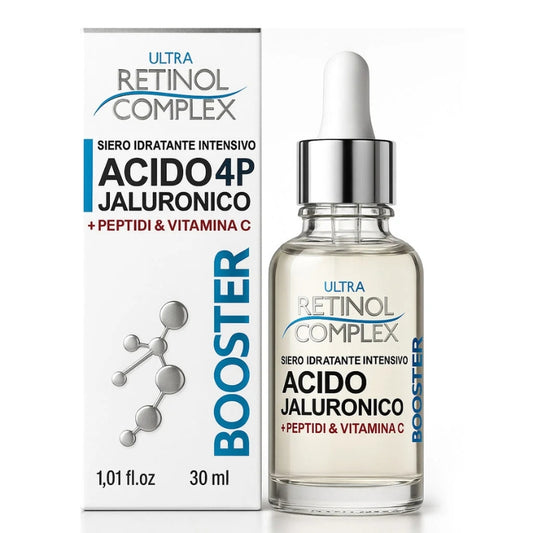 ULTRA RETINOL COMPLEX SIERO IDRATANTE INTENSIVO ACIDO4P JALURONICO BOOSTER 30ML PEPTIDI & VITAMINA C