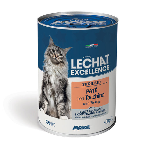 LECHAT EXCELLENCE PATE' 400G STERILISED CON TACCHINO