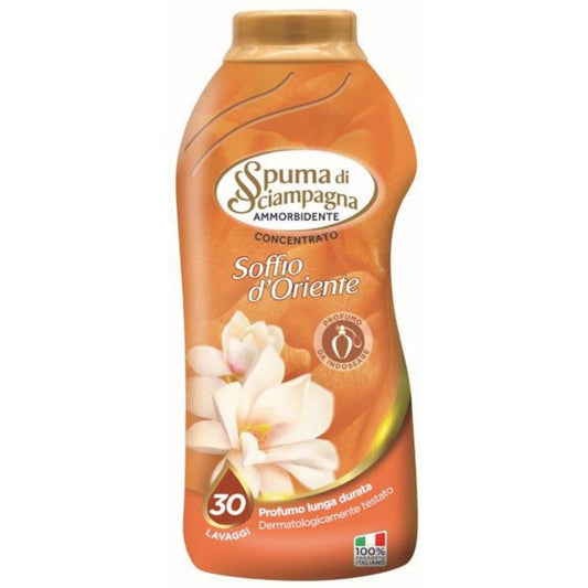 SPUMA DI SCIAMPAGNA AMMORBIDENTE CONCENTRATO 600ML 30LAV. SOFFIO D'ORIENTE