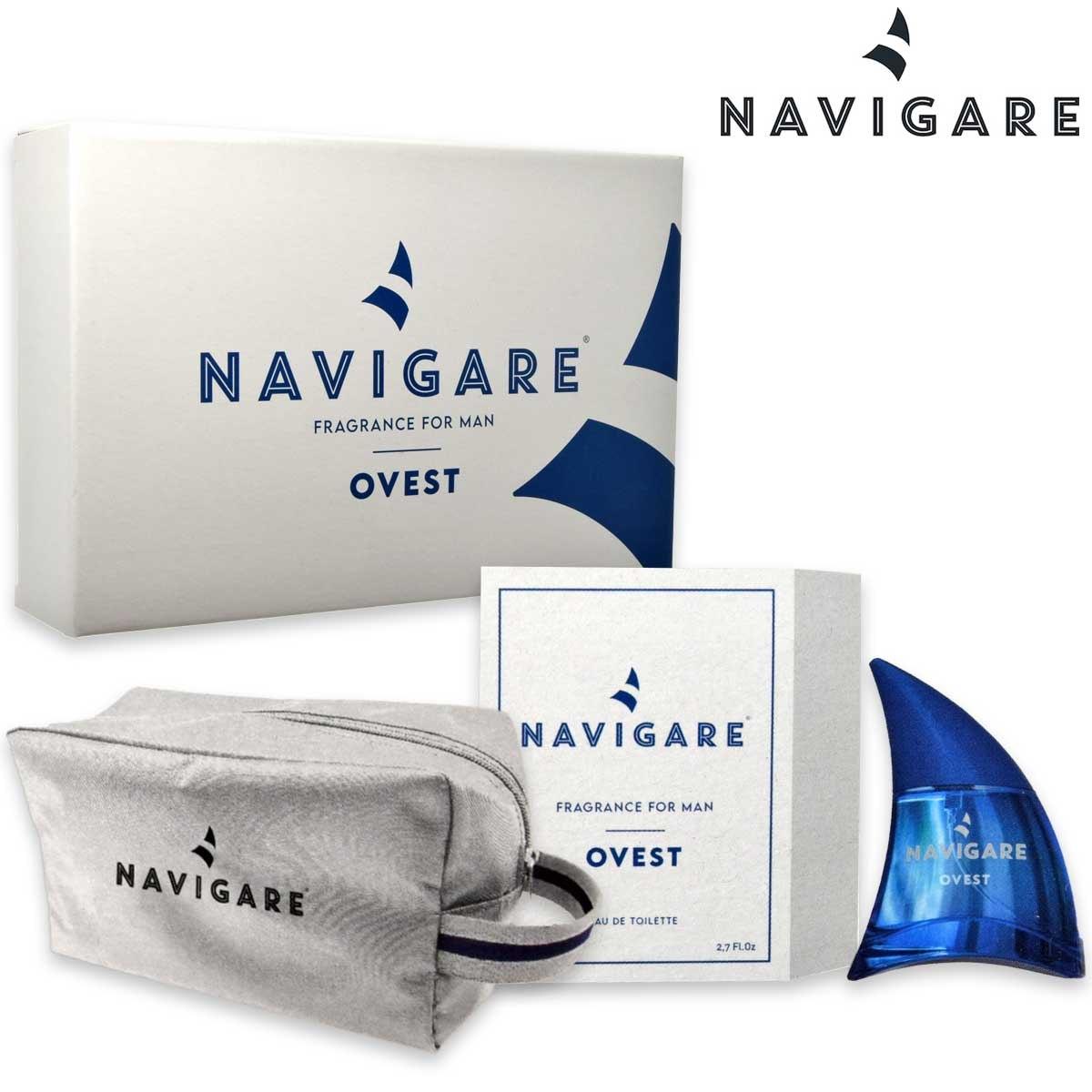 NAVIGARE OVEST CONFEZIONE EDT 80ML+BORSELLO