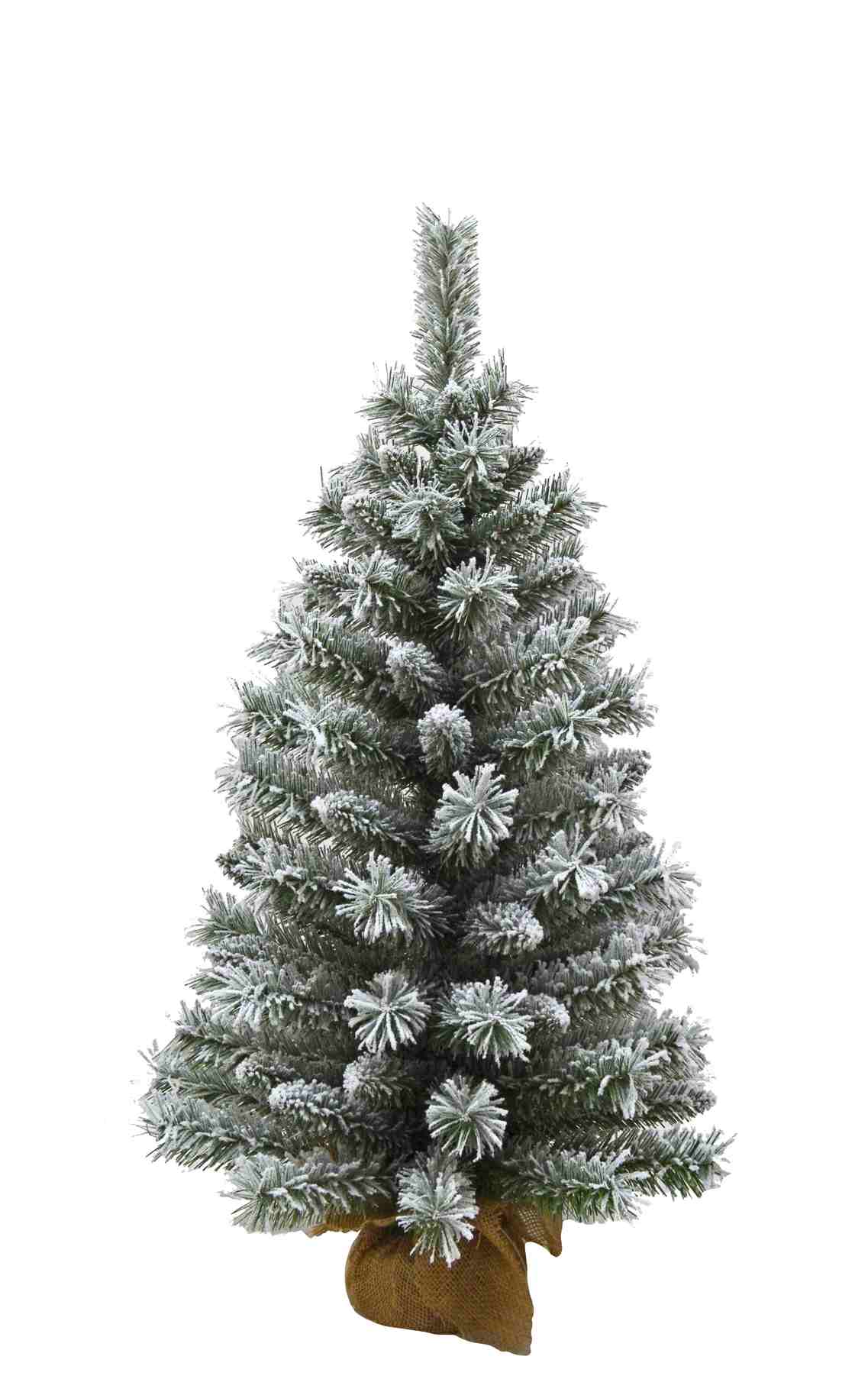 KASAVIVA NATALE ALBERO POLAR INNEVATO CM.80 BASE JUTA TIPS 90