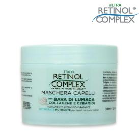 TRICO RETINOL COMPLEX MASCHERA CAPELLI 300ML CON BAVA DI LUMACA COLLAGENE E CERAMIDI