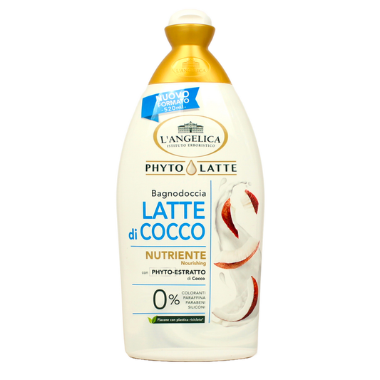 L'ANGELICA PHYTO LATTE BAGNODOCCIA 520ML NUTRIENTE LATTE DI COCCO