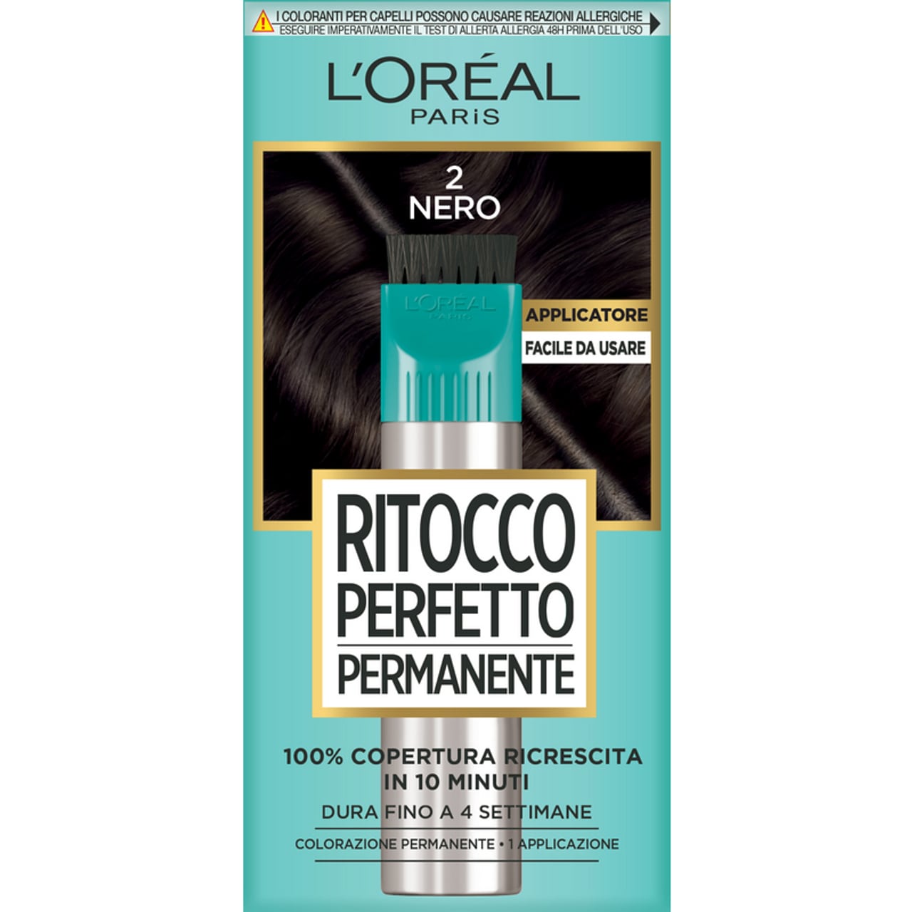 L'OREAL RITOCCO PERFETTO PERMANENTE CON APPLICATORE 2 NERO