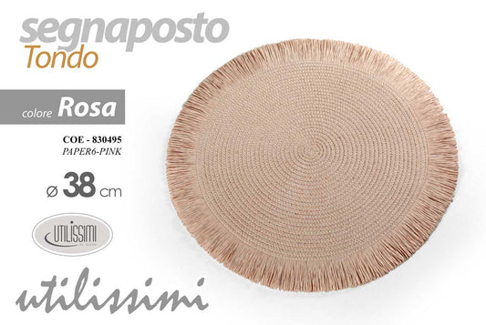 GICOS SEGNAPOSTO TONDO 38CM ROSA