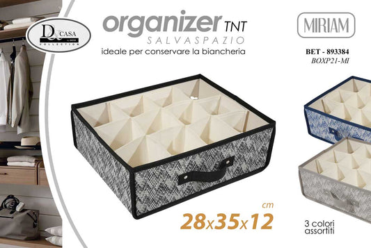 GICOS ORGANIZER TNT SALVASPAZIO CM.26X35X12 COLORI ASSORTITI