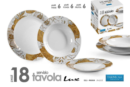 GICOS SERVIZIO TAVOLA LUX 18PZ