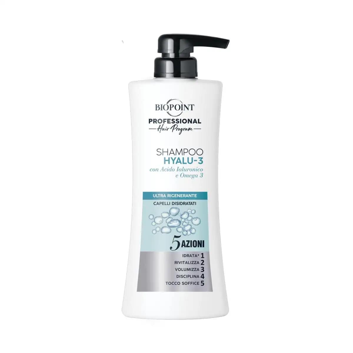 BIOPOINT SHAMPOO 400ML HYALU-3 ULTRA RIGENERANTE CAPELLI DISIDRATATI