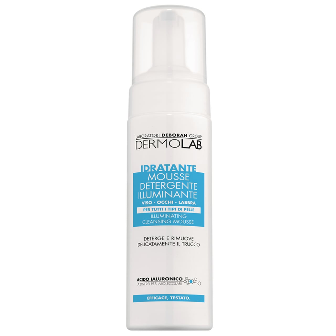 DERMOLAB IDRATANTE MOUSSE DETERGENTE ILLUMINANTE 45ML VISO-OCCHI-LABBRA