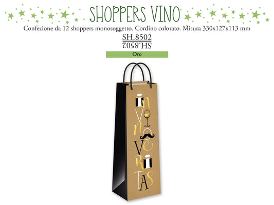 CROMO NB SHOPPER REGALO VINO SH.8502