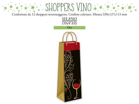 CROMO NB SHOPPER REGALO VINO SH.8503
