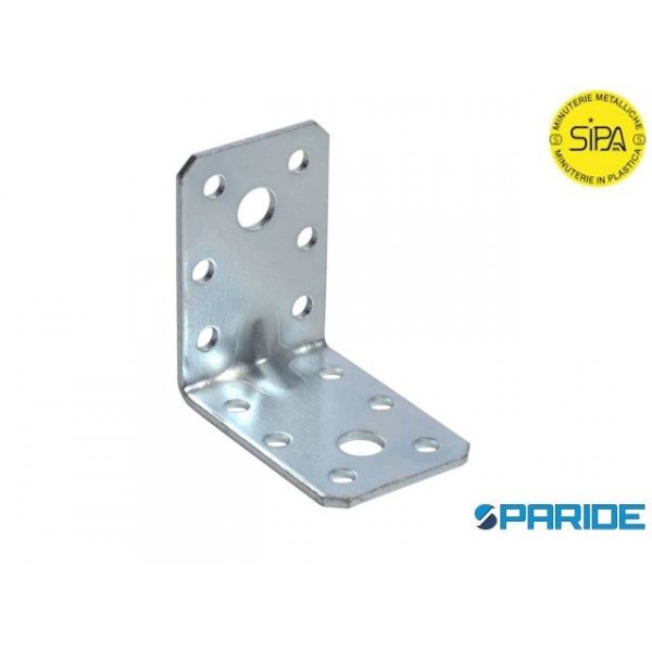 LASTRINA ZINCATA ANGOLARE CM.3X3 LARGA SPESSA