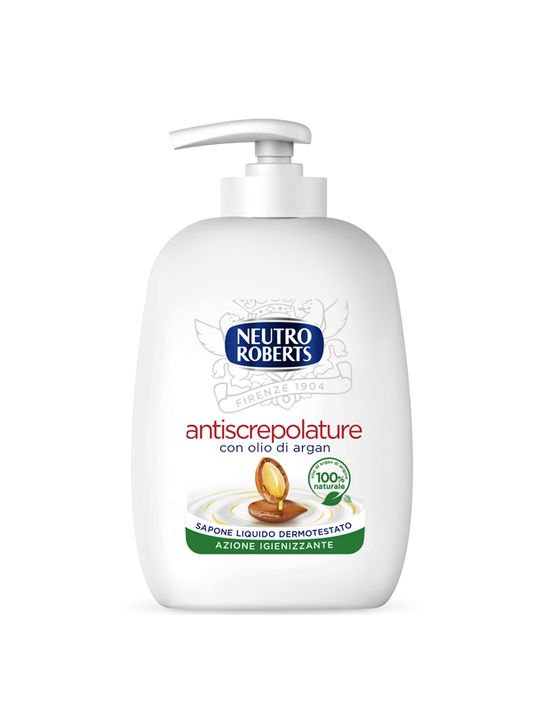 NEUTRO ROBERTS SAPONE LIQUIDO 200ML ANTISCREPOLATURE CON OLIO DI ARGAN