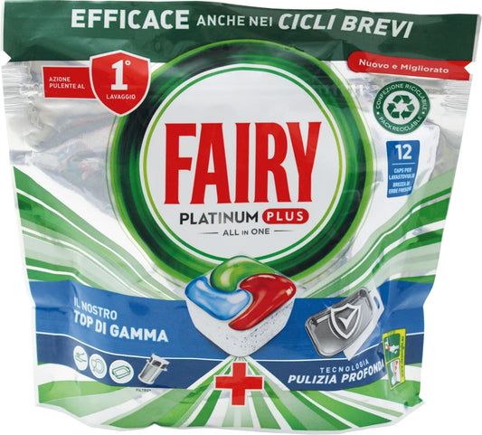 FAIRY PLATINUM PLUS ALL IN ONE BREZZA DI ERBE FRESCHE X12