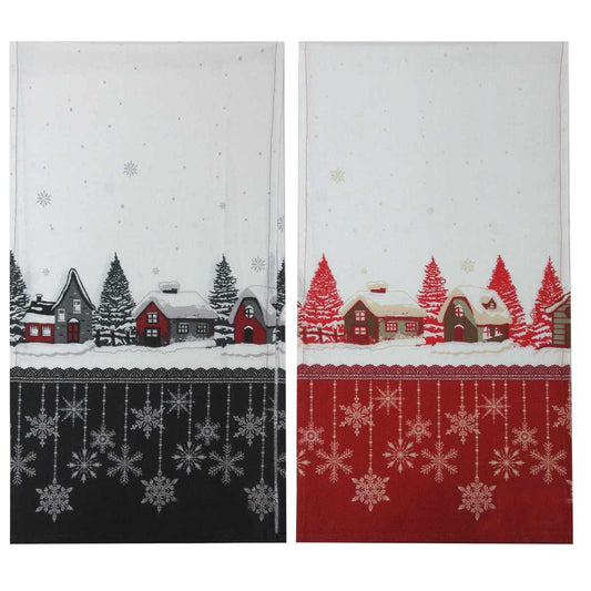 KASAVIVA NATALE XMAS SCENE RUNNER CM.40X140 ASSORTITO