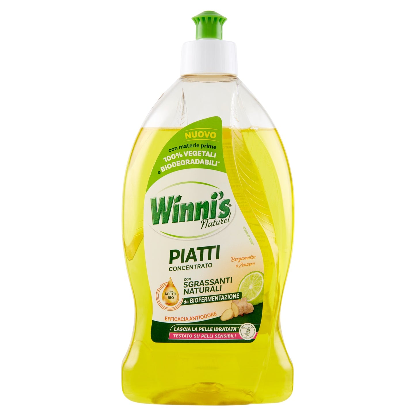 WINNI'S PIATTI CONCENTRATO 480ML BERGAMOTTO E ZENZERO