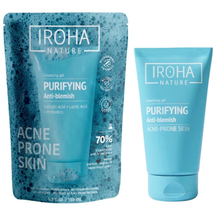 IROHA NATURE ACNE PRONE SKIN CLEANSING GEL PURIFYNG 150ML