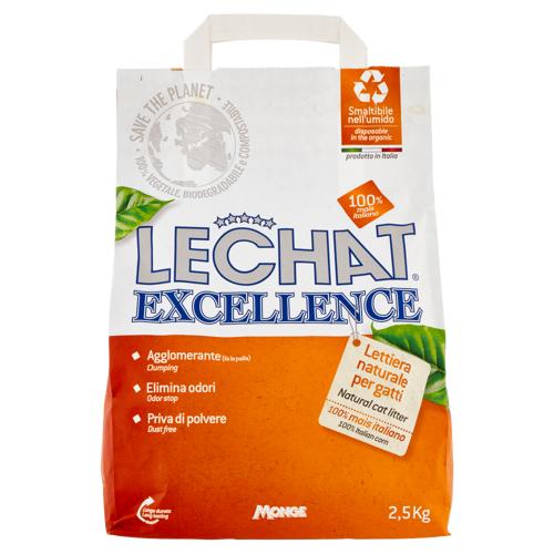 LECHAT EXCELLENCE LETTIERA NATURALE PER GATTI 100% MAIS ITALIANO 2,5KG