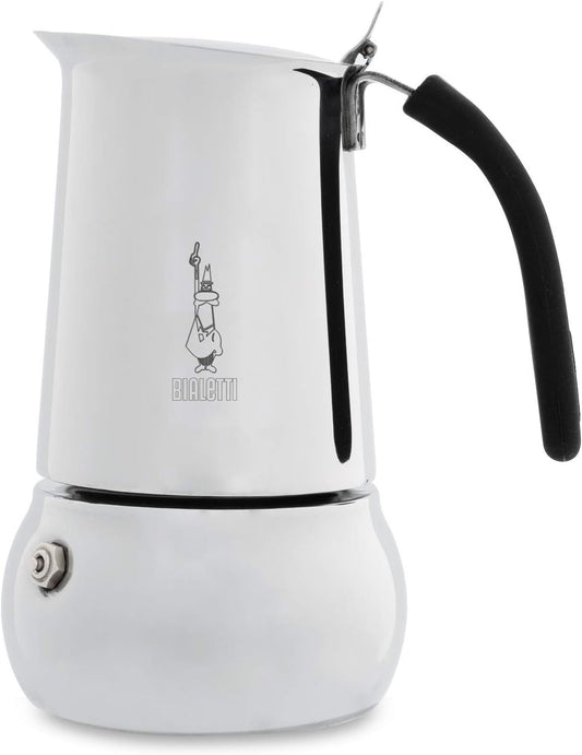 BIALETTI CAFFETTIERA INOX KITTY INDUZIONE 4 TAZZE