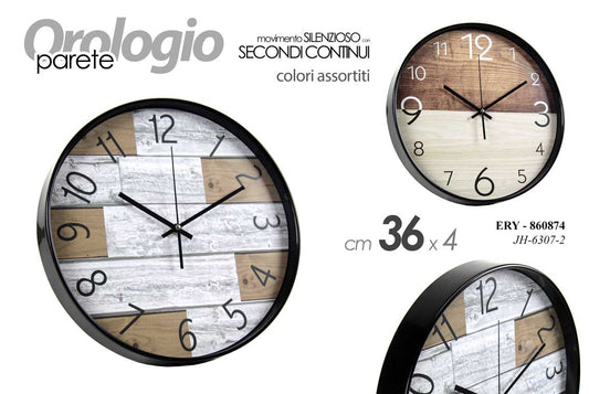 GICOS OROLOGIO DA PARETE CM.36X4 ERY-860874 COLORI ASSORTITI