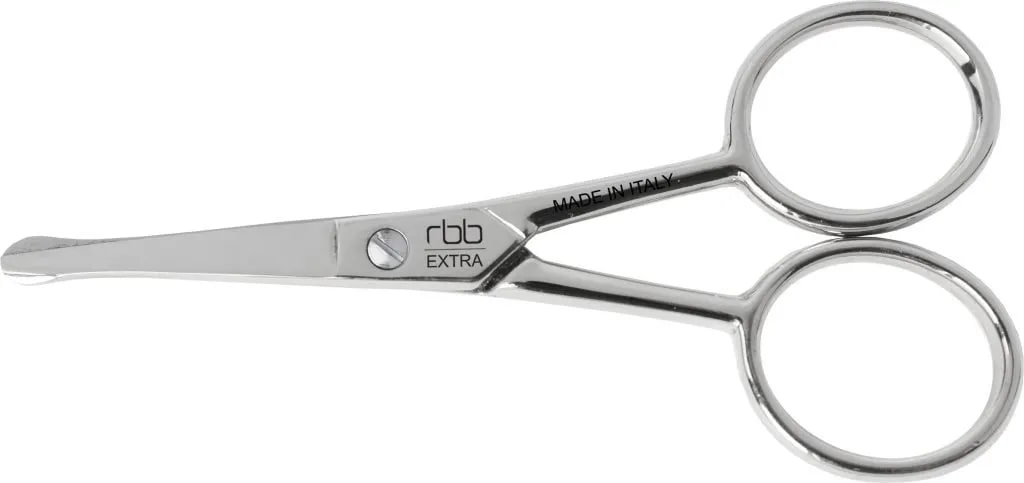 RBB FORBICE PELI NASO PUNTA RETTA 3,5" ACCIAIO AL CARBONIO C50