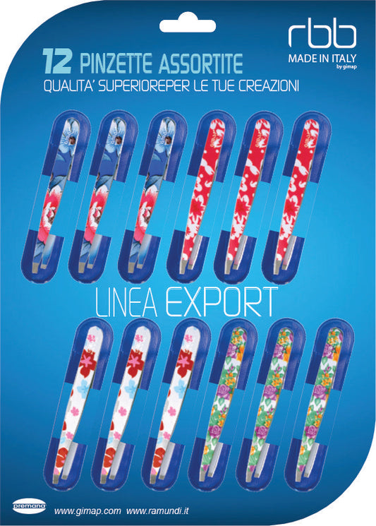 RBB PINZETTA PUNTA OBLIQUA FANTASIA
