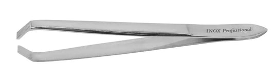 RBB PINZETTA A GANCIO PUNTA RETTA NICHELATA ACCIAIO INOX AISI 420
