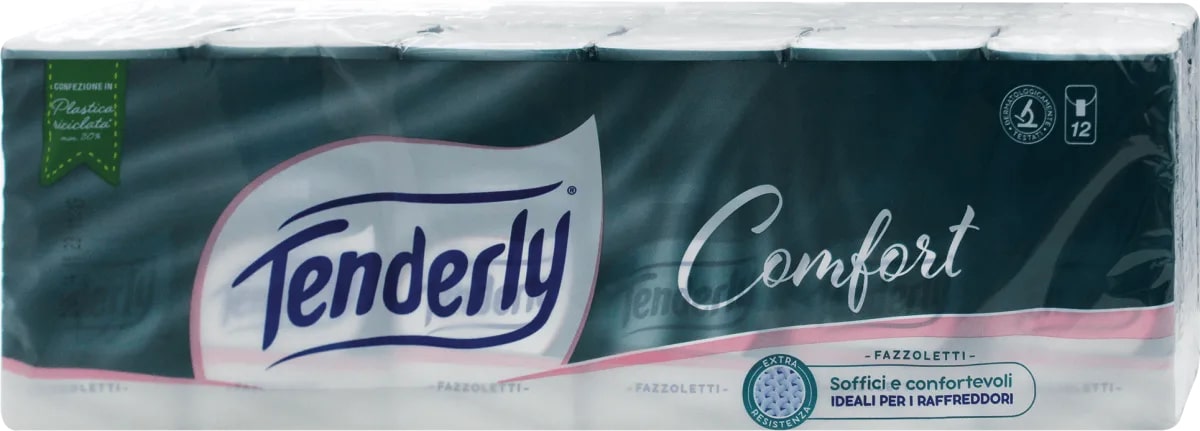 TENDERLY FAZZOLETTI COMFORT 4 VELI 12PZ