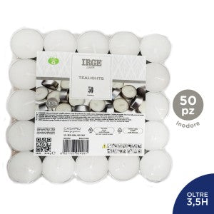 IRGE CASA TEALIGHTS 50PZ BIANCO