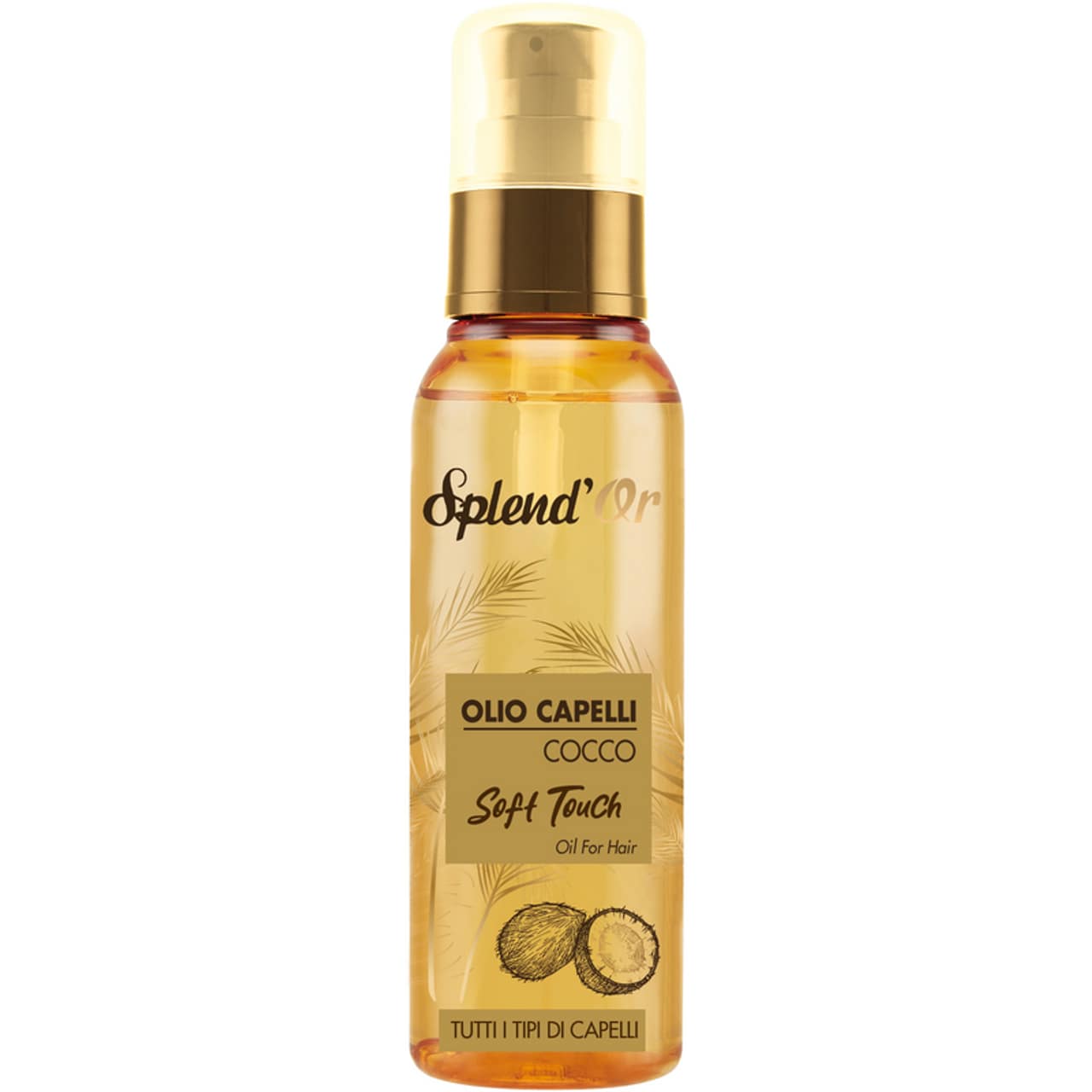 SPLEND'OR OLIO CAPELLI 100ML COCCO SOFT TOUCH TUTTI I TIPI DI CAPELLI