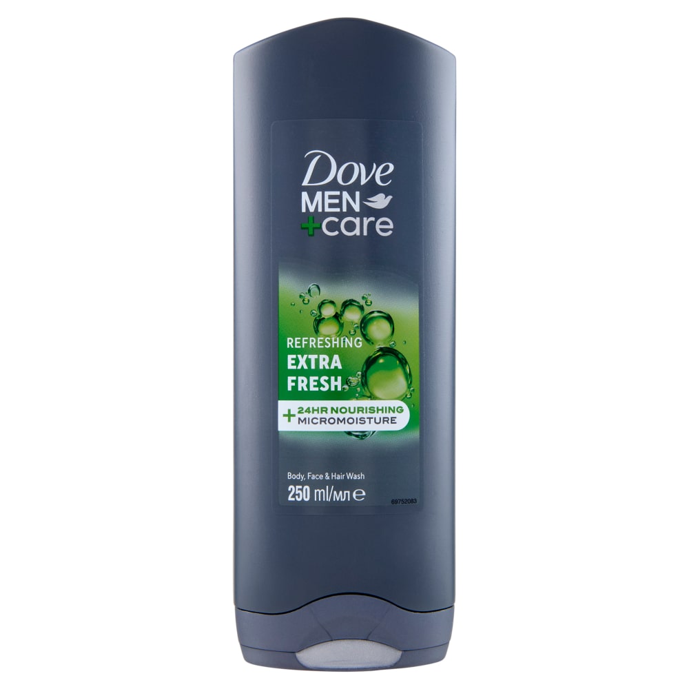 DOVE MEN+CARE DOCCIA GEL CORPO E VISO 250ML EXTRA FRESH
