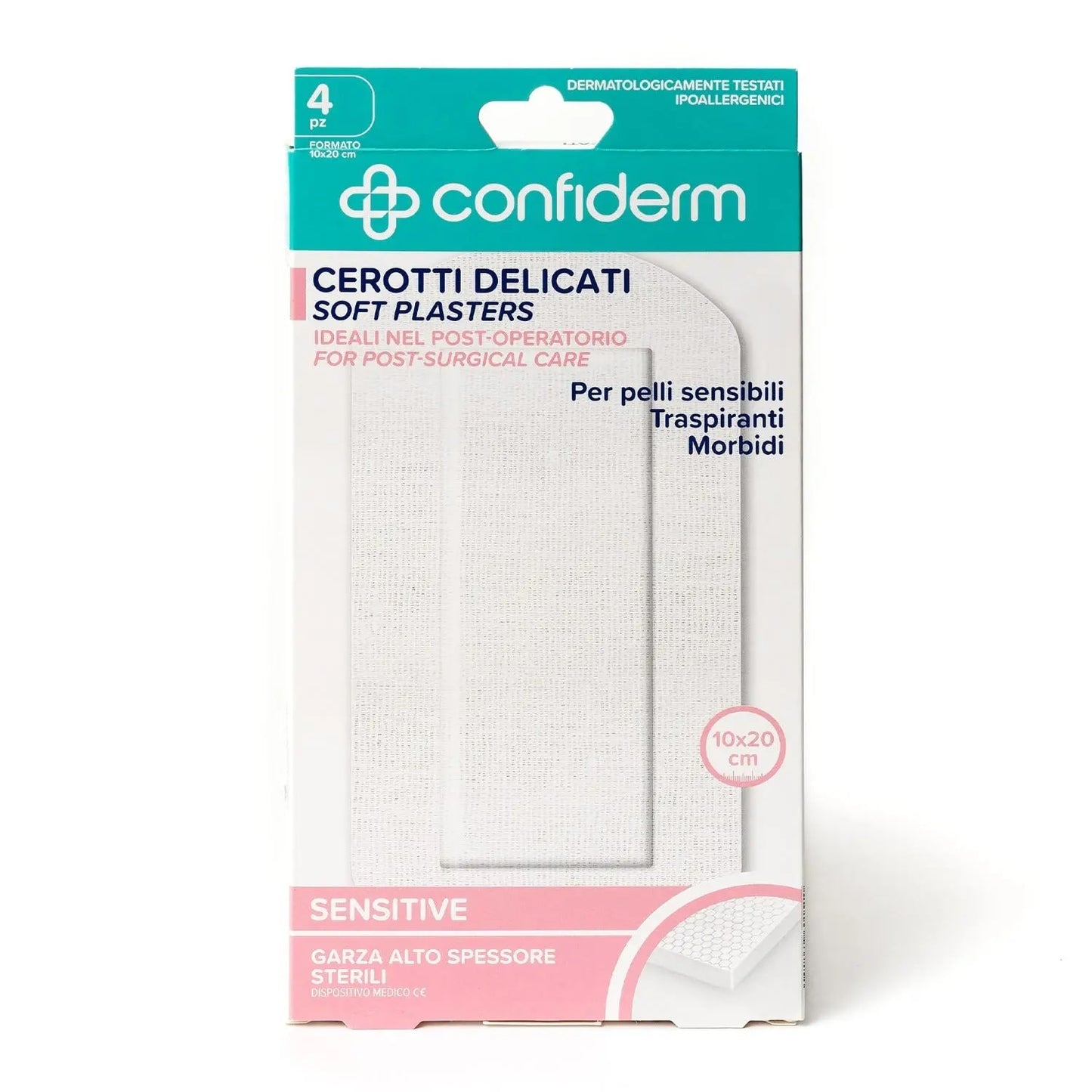 CONFIDERM CEROTTI SOFT CM.10X20 4XL 4PZ SENSITIVE