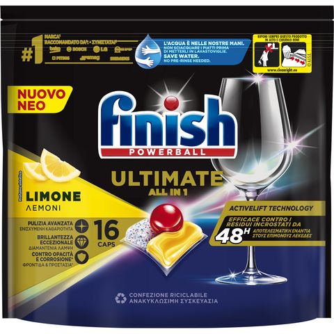 FINISH POWERBALL ULTIMATE ALL IN 1 X16 CAPS LIMONE