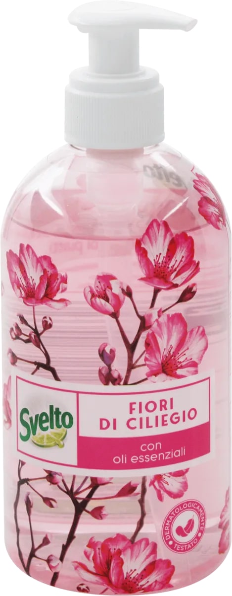 SVELTO PIATTI CONCENTRATO CON DOSATORE 450ML FIORI DI CILIEGIO CON OLI ESSENZIALI