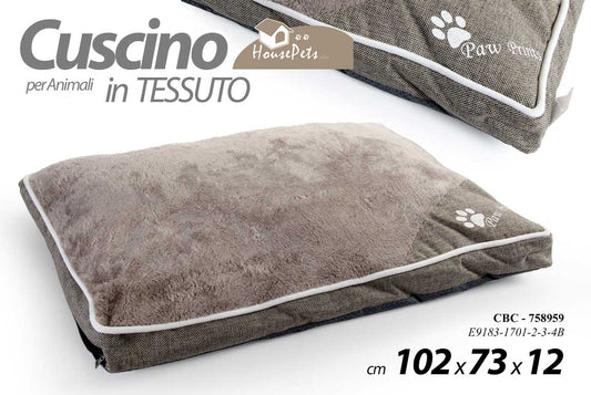 GICOS CUSCINO IN TESSUTO PER ANIMALI CM.102X73X12