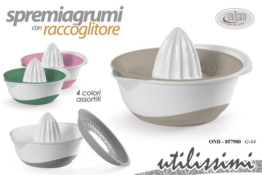 GICOS SPREMIAGRUMI CON RACCOGLITORE 4 COLORI ASSORTITI OND-857980