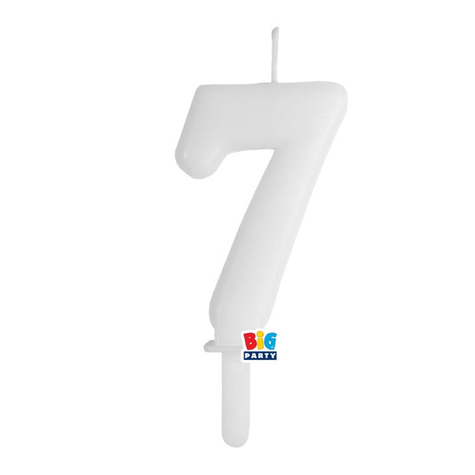 BIG PARTY CANDELA TINY PLUMP BIANCO 7 CM.7