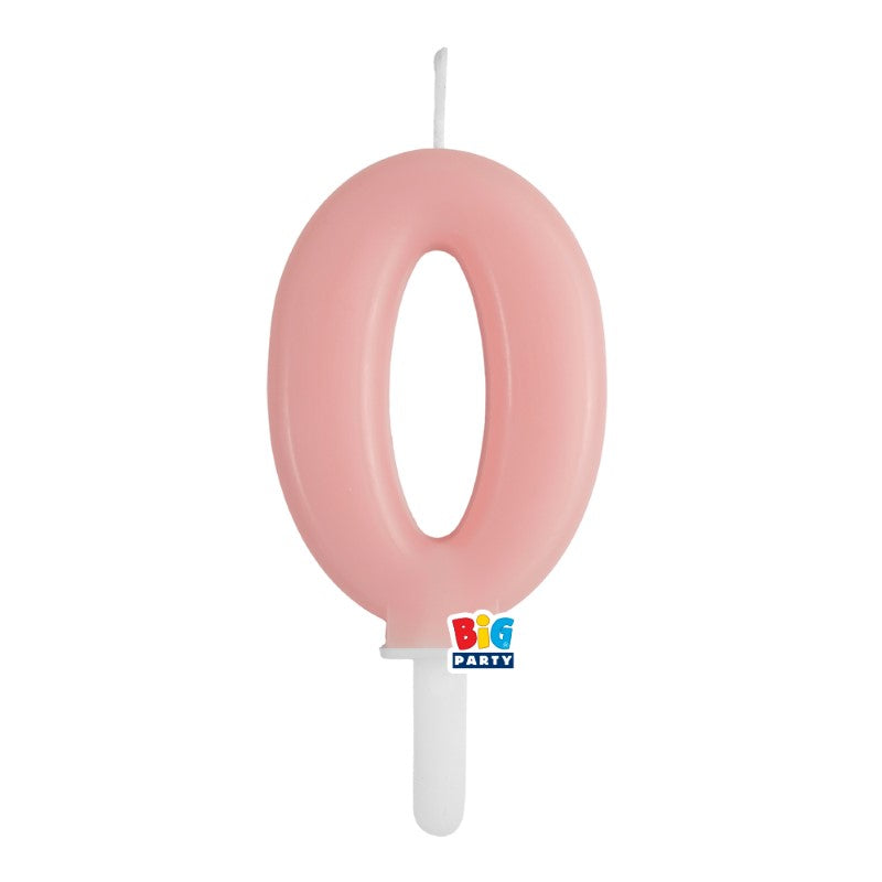 BIG PARTY CANDELA TINY PLUMP ROSA BABY 0 CM.7