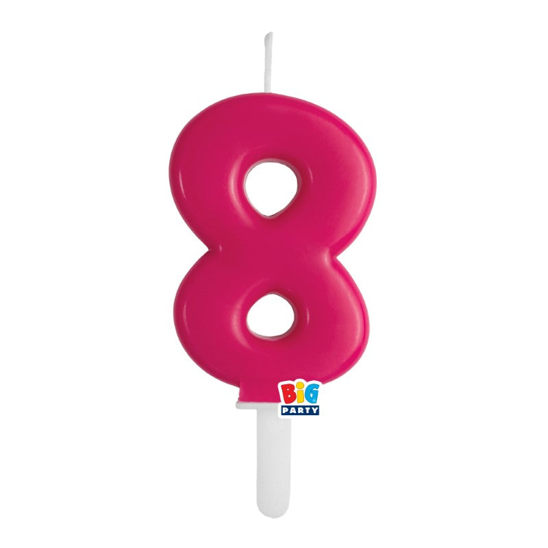 BIG PARTY CANDELA TINY PLUMP CHERRY 8 CM.7