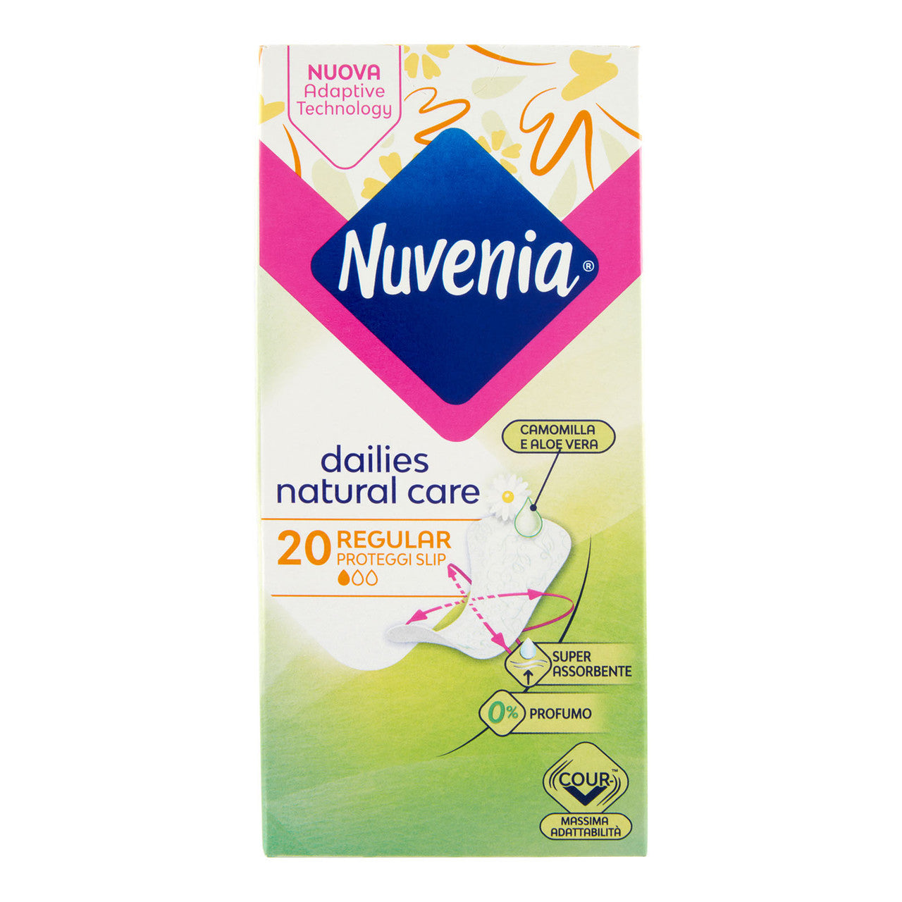 NUVENIA DAILIES NATURAL CARE PROTEGGI SLIP REGULAR X20