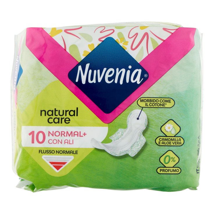 NUVENIA NATURAL CARE ASSORBENTI NORMAL+ CON ALI X10 FLUSSO NORMALE