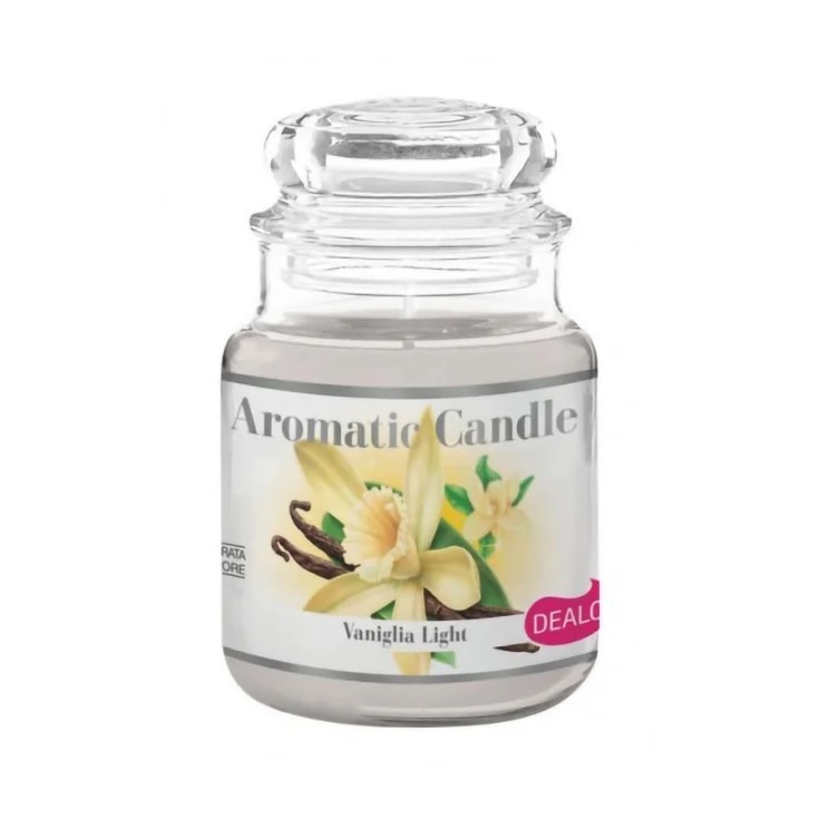 DEALO CANDELA AROMATIC CANDLE BICCHIERE VETRO FRAGRANZE ASSORTITE