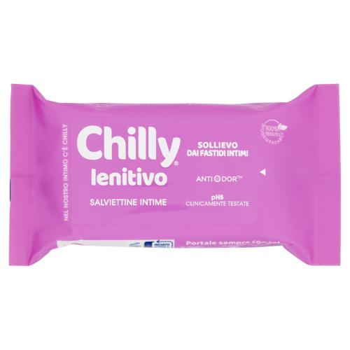 CHILLY POCKET 12 SALVIETTINE INTIME LENITIVO SOLLIEVO DAI FASTIDI IINTIMI ANTIODOR